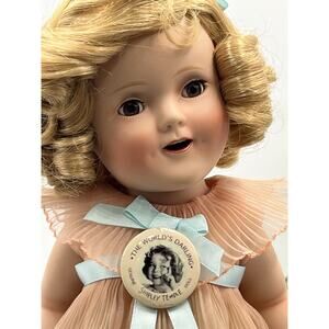 Danbury Mint Shirley Temple "The Worlds Darling" Porcelain Doll Baby‎ Take A Bow